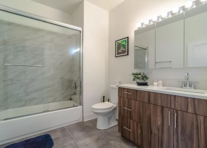 Apartamento Ideal 3br Business Or Leisure In Fully Stocked Kitchen & Fast Internet With Optional Parking Near Soldier Field, Grant Park & Mccormick Place